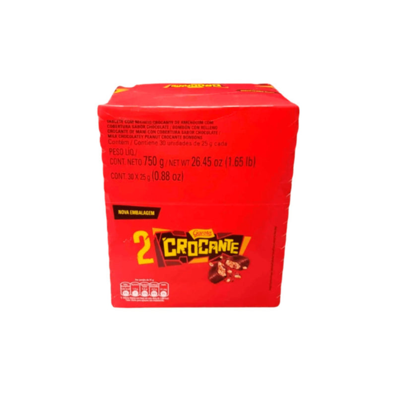 Garoto Bombom Crocante Chocolate Contém 30 Unidades