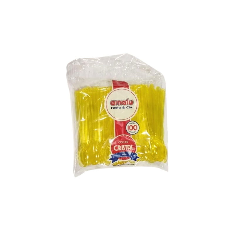 Amalu Colher Mini Contém 100 Unidades