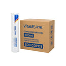 Vitalform Copo Branco 200 ml contém 10 Un