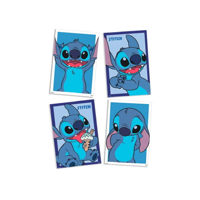 Festcolor Quadros Decorativos Stitch com 4 Unidades