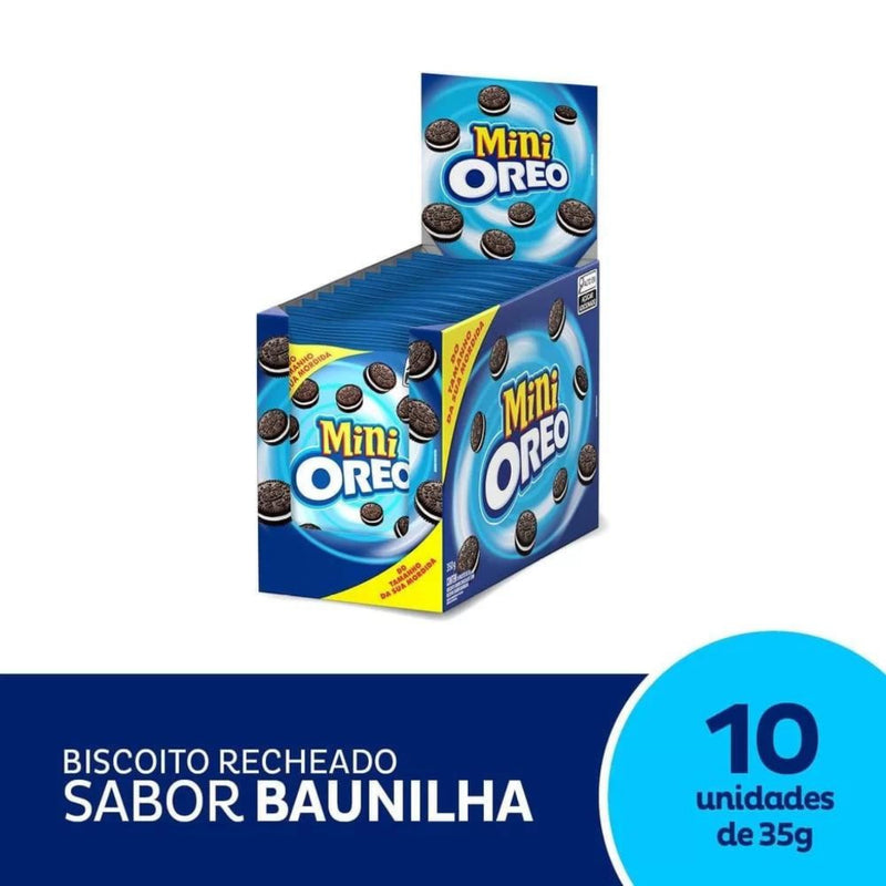 Lacta Mini Oreo 350g Display Contém 10 Unidades