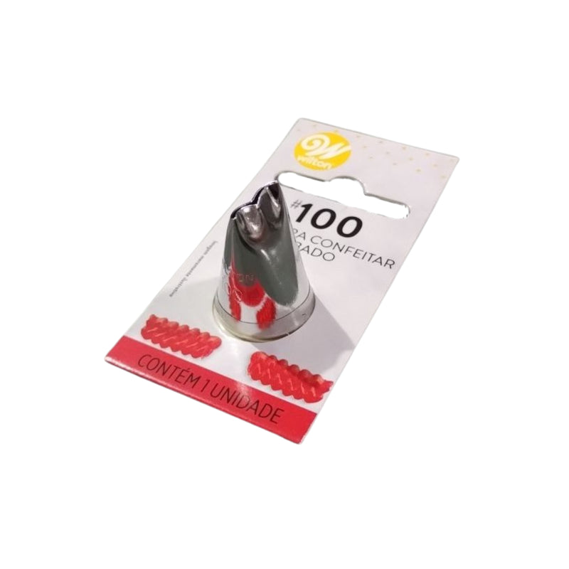 Wilton Bico para Confeitar Babado Nº 100 Inox