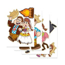 Regina Kit Decoração de Parede Familia Caipira Arraia Comum