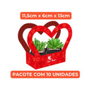 Ideia Mimo Com Recorte em Coração Amor em Caixa Contém 10 Unidades