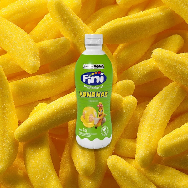 Fini Calda para Sorvete 1kg Banana
