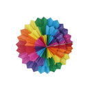 Enfeite Junino 40cm Rainbow Sanfonado de Papel Dobrável YDH 4681