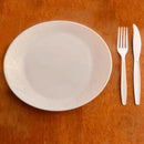 Prafesta Faca Refeição Branca Contém 50 Unidades