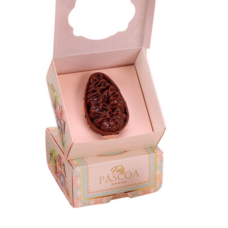 Jango Caixa para 1 Mini Ovo 50g ou 4 Doces Carinhosa – Pacote com 10 Unidades