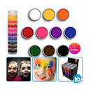 Tinta Cremosa com 10 Potes de 4g Cada Colormake