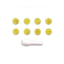 Blue Star Kit Carimbo Heróis Amarelo com 8 Modelos