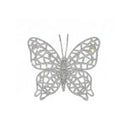 Bela Flor Kit Borboleta com Glitter 6cm C/6 un.