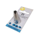 Wilton Bico para Confeitar Pitanga Aberta Nº 21 Inox
