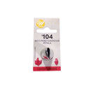 Wilton Bico para Confeitar Pétala Nº 104 Inox