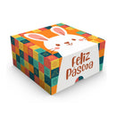 Caixa para 4 Doces Practice Ideia 8cm x 8cm x 4cm com 10 Unidades