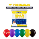 Art Latex Balão Redondo 9'' Pacote com 50 Unidades