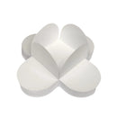 Forminha 4 Pétalas NC Toys N°7 (3,3x2,5x3,3cm) - Pacote com 50 Unidades para Docinhos