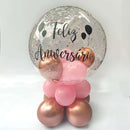 Eixo Firme Balão Bubble 18 Polegadas Pacote com 50 Unidades PPQ-18