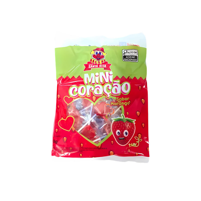 Santa Rita Pirulito Mini Coração Contém 50 Unidades