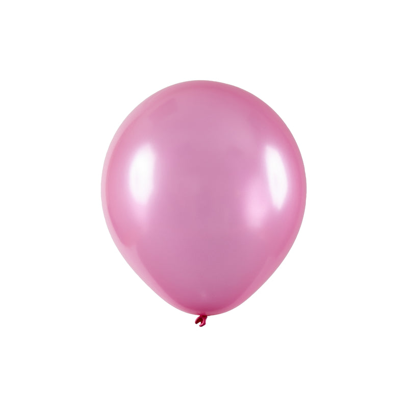 Art Latex Balão Redondo Metalizado 9" Pacote com 50 Unidades