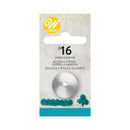 Wilton Bico para Confeitar Pitanga Aberta Nº 16 Inox para Decoração