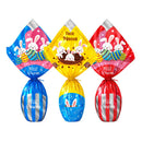 Saco para Ovo de Páscoa 2 Bocas Albano Pratik Metalizado 25 x 25cm
