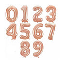 Eixo Firme Balão Metalizado Pequeno Tamanho 18" Número