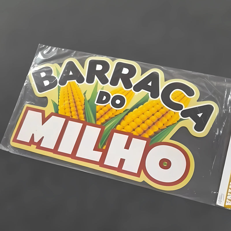 NC Toys Placa Barraca do Milho