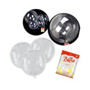 Balão Bubble Transparente 10 Polegadas Pacote com 50 Unidades YDH 2271