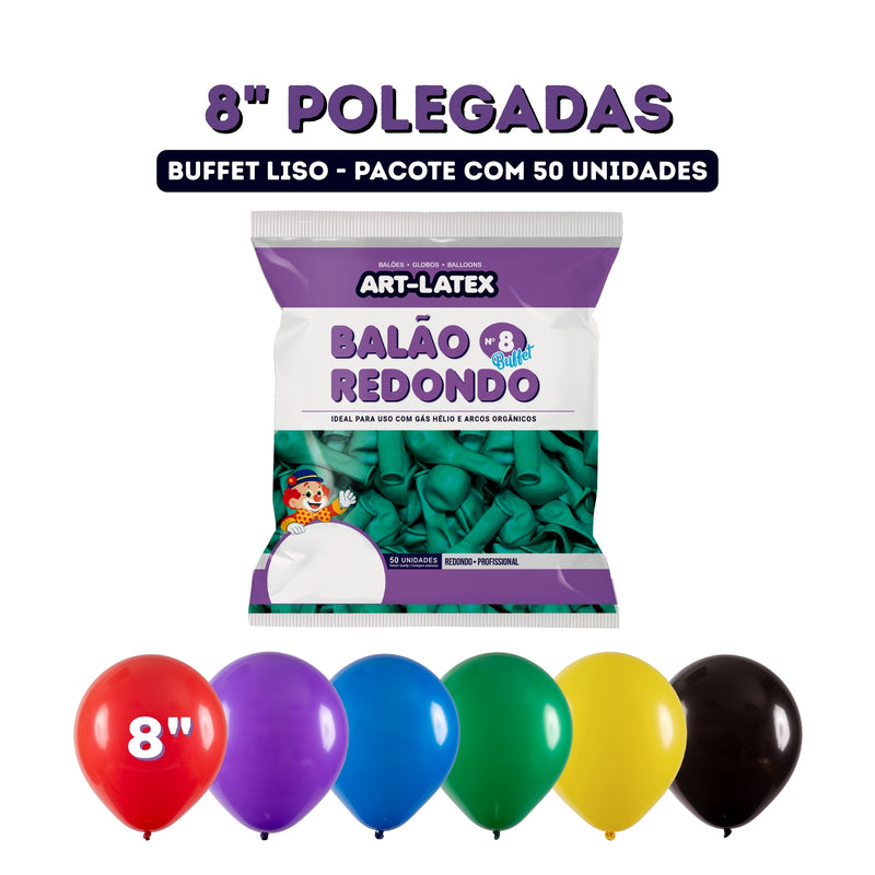 Art Latex Buffet 8 Contém 50 Unidades
