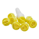 Blue Star Kit Carimbo Heróis Amarelo com 8 Modelos