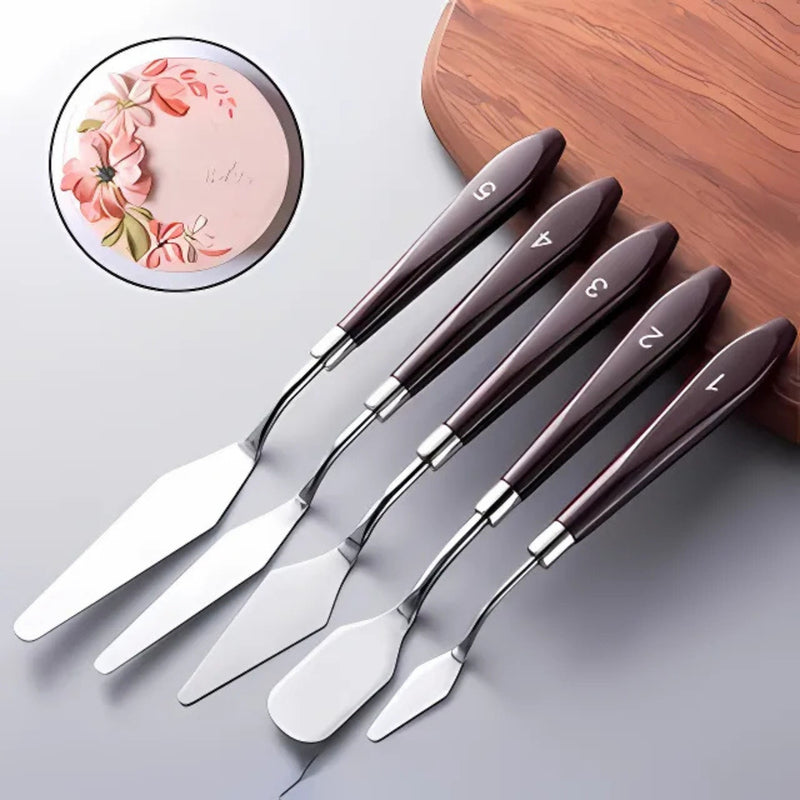 Espátulas Culinárias de Metal Rígidas YDH-2365,