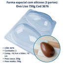 Forma BWB Semiprofissional com Silicone para Ovo Liso