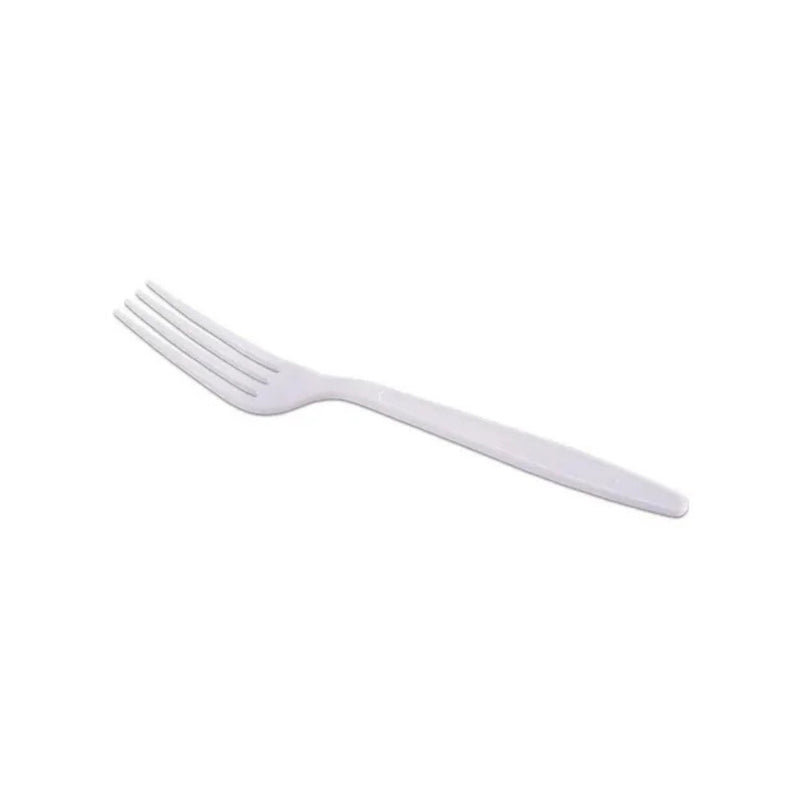 Plastlab Garfo Inquebrável Branco Contém 50 Unidades