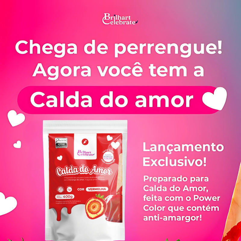 Brilhart Calda do Amor Vermelha 400g