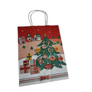Qfesta Sacola Natalina 27cm x 11cm x 21cm 12 unidades